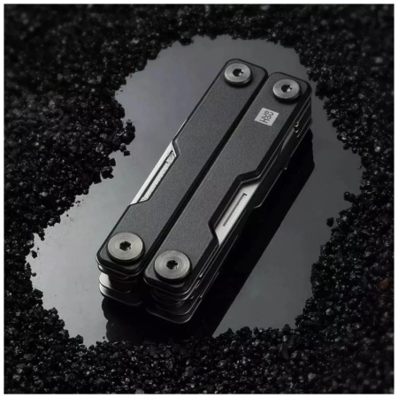 Мультитул HuoHou Mini Multi-Tools, 11 инструментов, чёрный